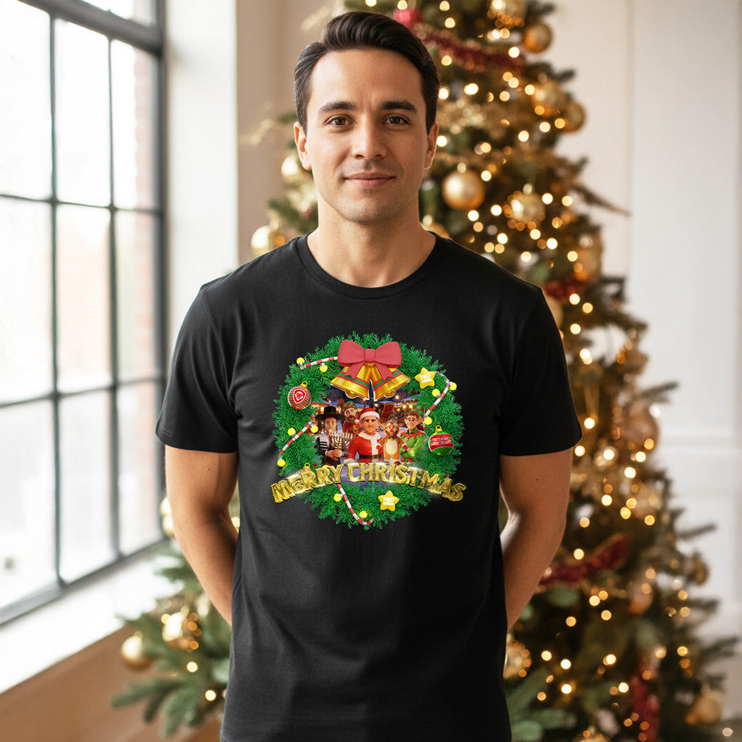 Merry Christmas PBD Podcast Team Short Sleeve T-Shirt