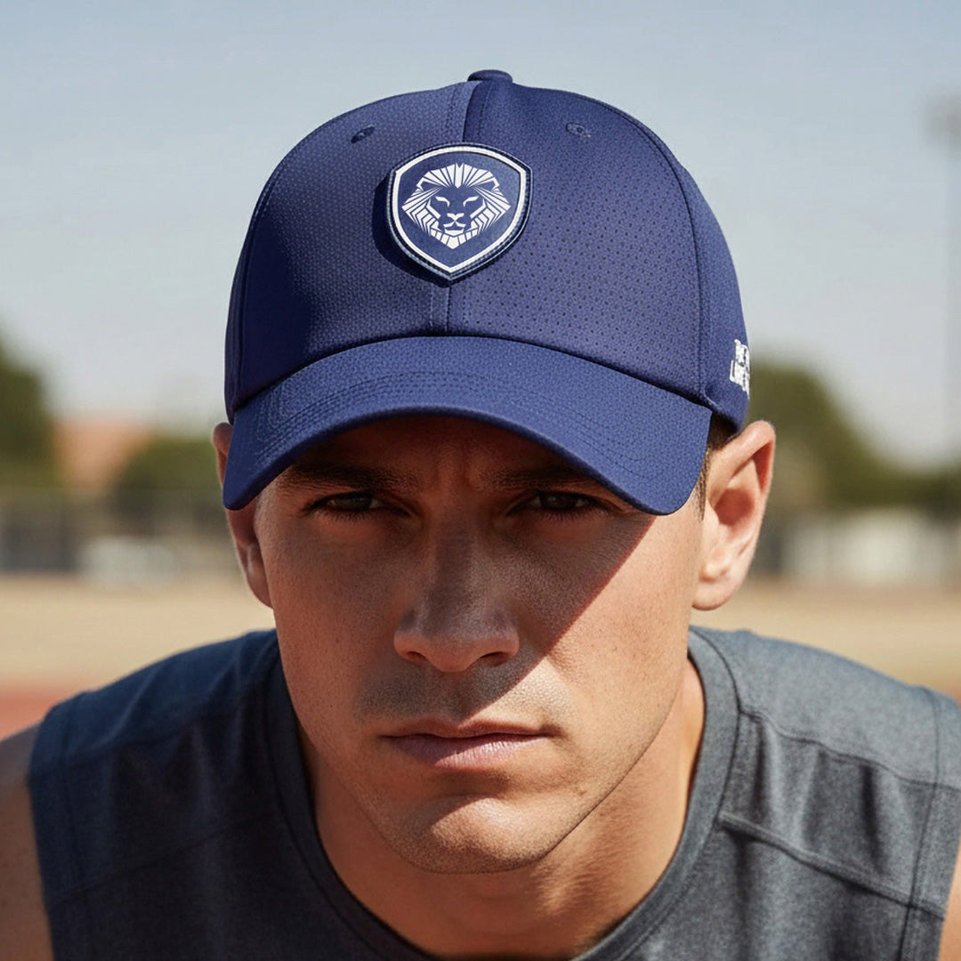 VT Shield Future Looks Bright Navy Velcro Performance Perforated Hat