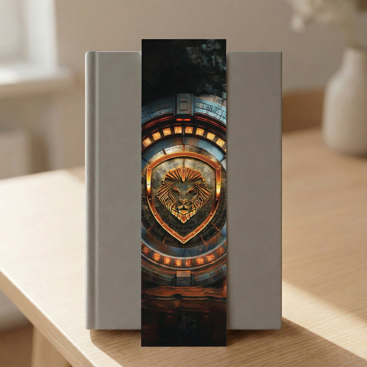 The Academy Lion Shield Bookmark 2" x 7.5"