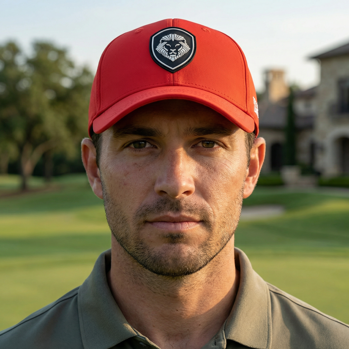 VT Shield Logo Future Looks Bright Red & Black Flex Fit Hat