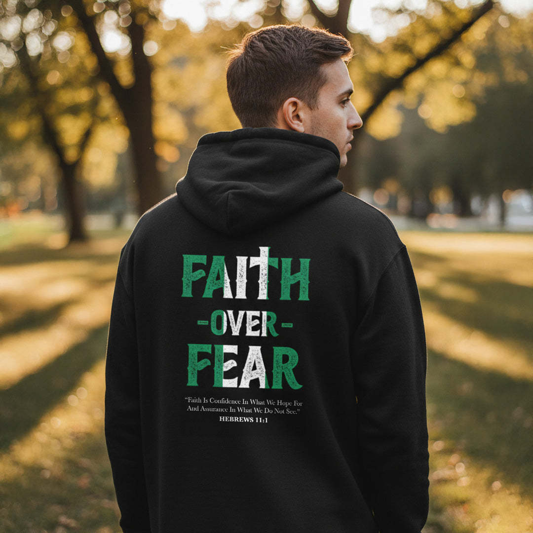 Faith Over Fear Pray for Nigeria Black Hoodie