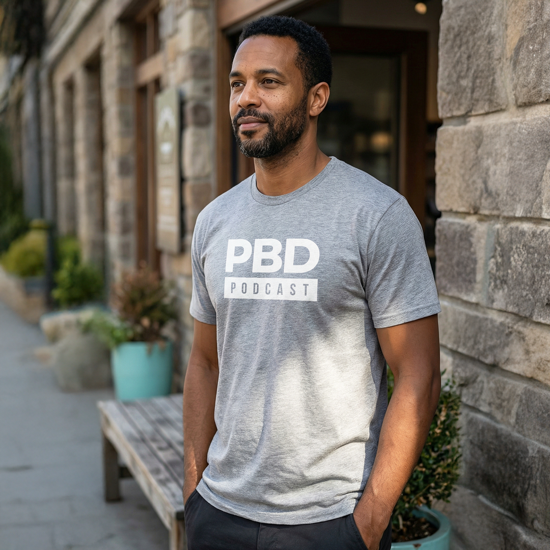 PBD Podcast Grey Short Sleeve T-Shirt