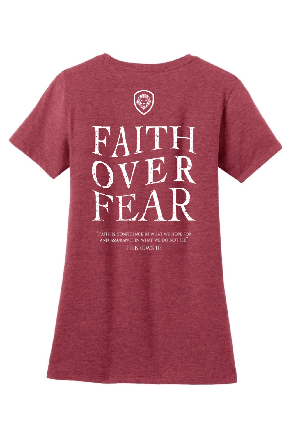 Women's Faith Over Fear Short Sleeves T-Shirt