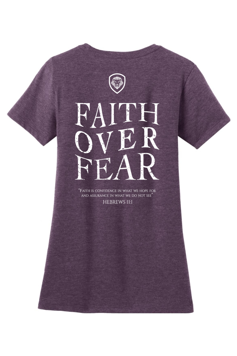 Women's Faith Over Fear Short Sleeves T-Shirt