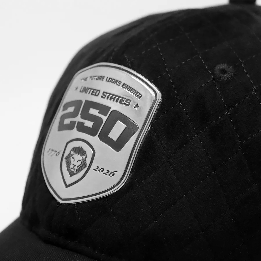 Future Looks Bright United States 250 Black & Silver Snapback Hat — Non-Numbered