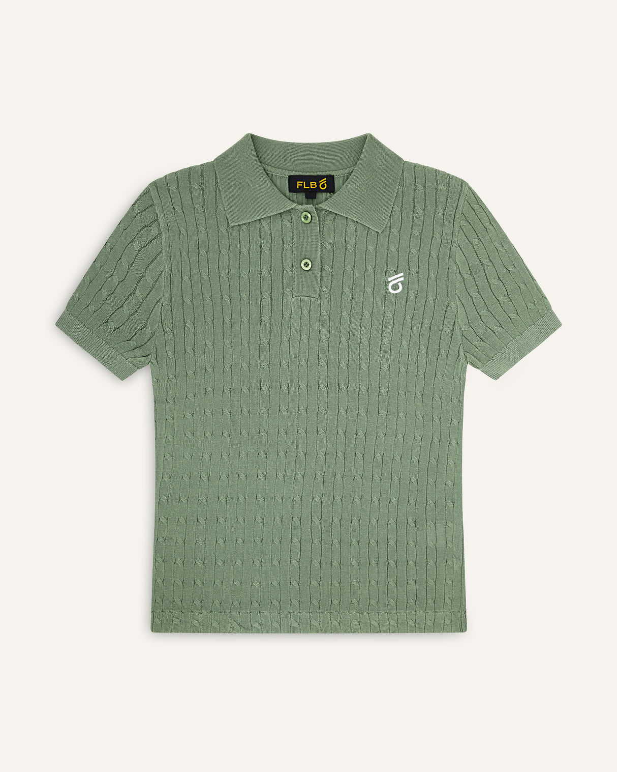 FLB Cable Knit Polo
