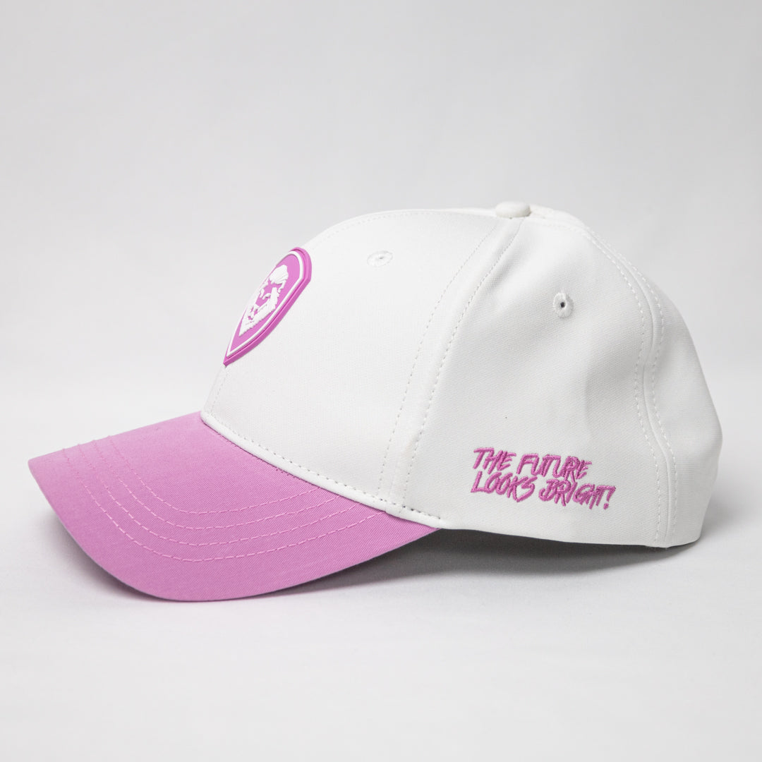 FLB Snapback Hat - Pink & White