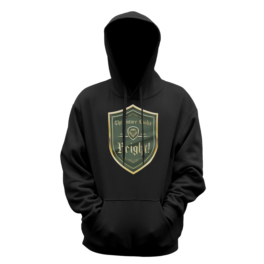 Future Looks Bright Visionary Crest Black Hoodie