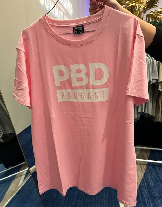 PBD Podcast Pink Women's Shirt – Valuetainment Store