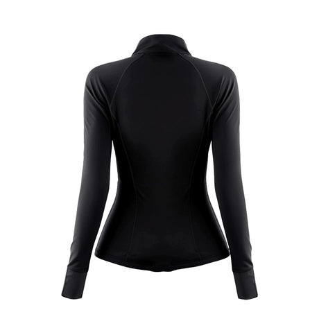 Women's Valuetainment VT Logo Black Performance Full Zip Up Jacket