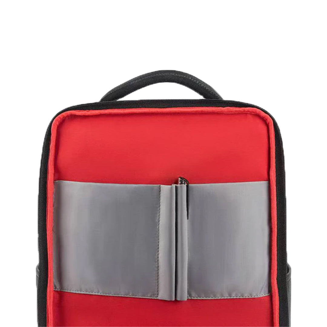 Valuetainment Embossed Lion Shield Premium Leather Backpack