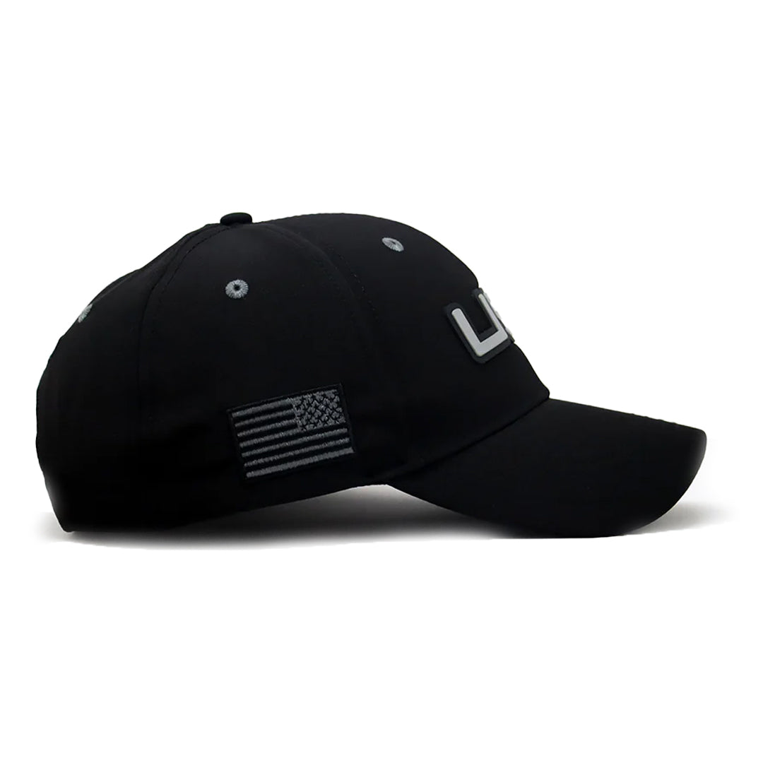 Future Looks Bright USA Black and Gray Rubber Patch Snapback Hat