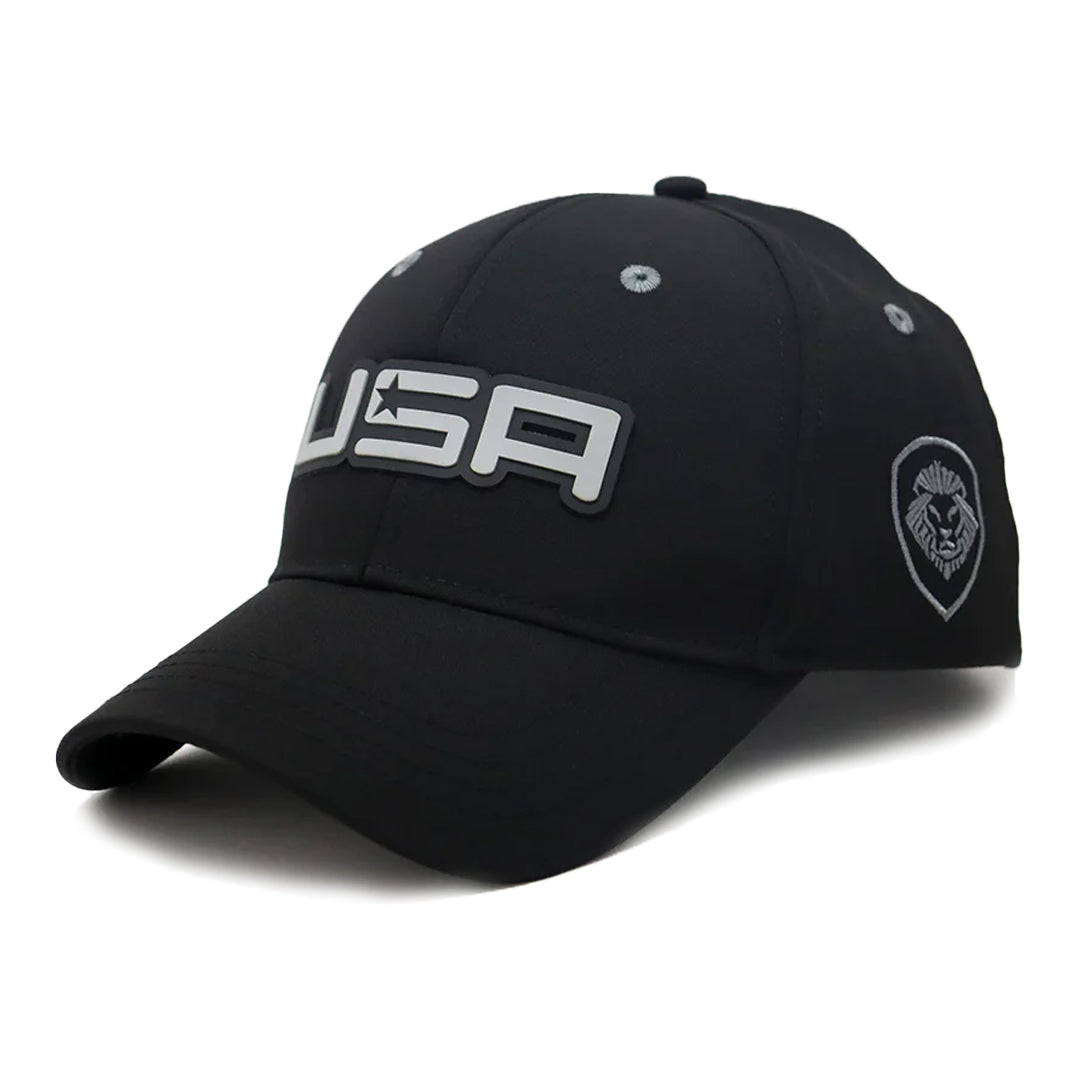 Future Looks Bright USA Black and Gray Rubber Patch Snapback Hat