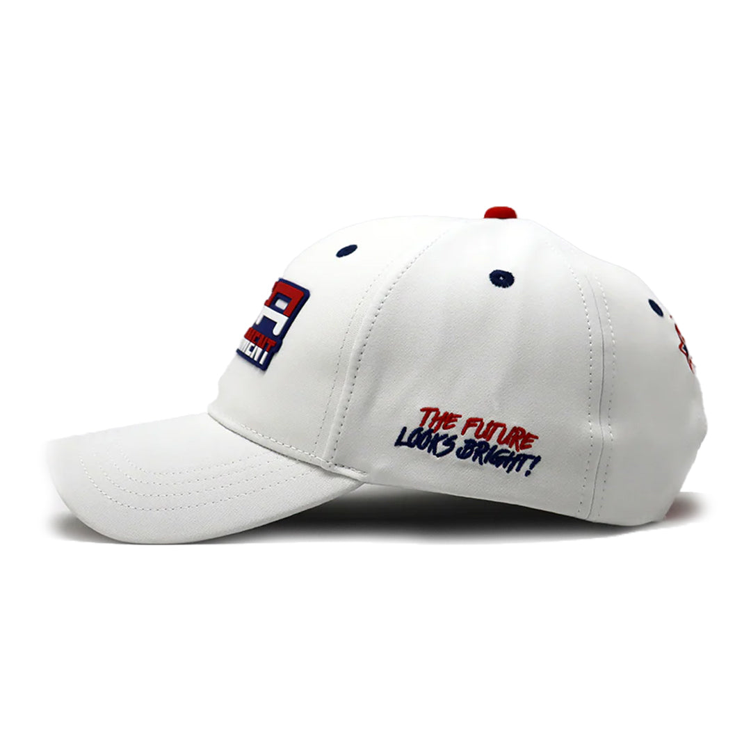 Future Looks Bright USA Valuetainment Rubber Patch White Snapback Hat