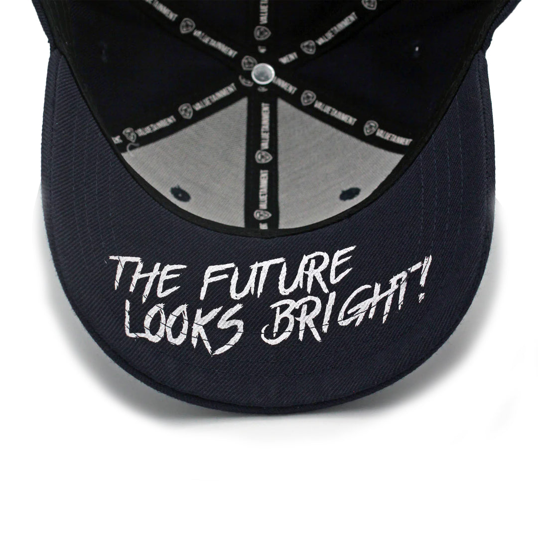 VT Shield Logo Future Looks Bright Navy Snapback Hat