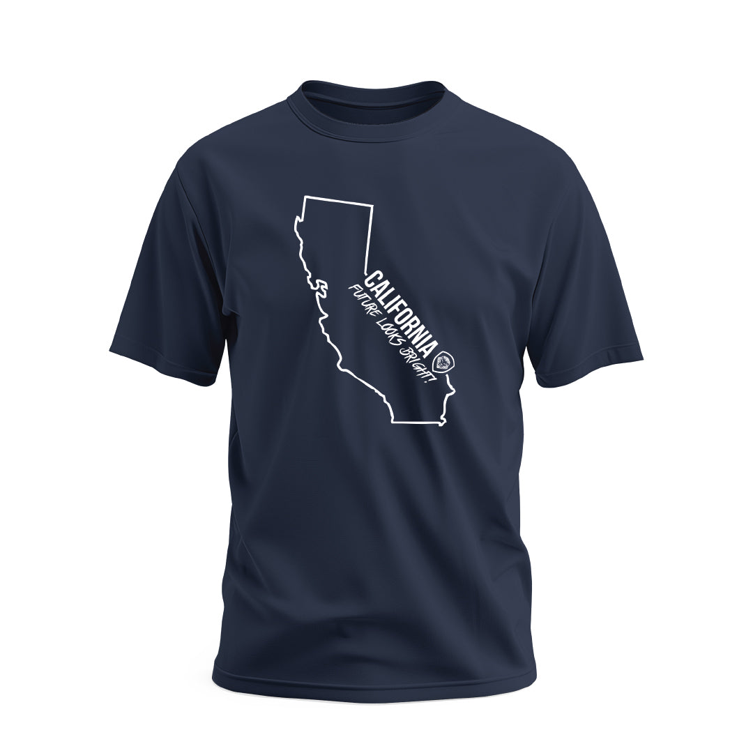 Future Looks Bright California State Short Sleeve T-Shirt