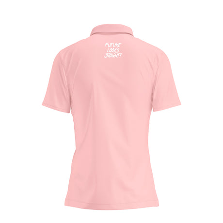 Women's Lion Shield Blush Performance Short Sleeve Polo