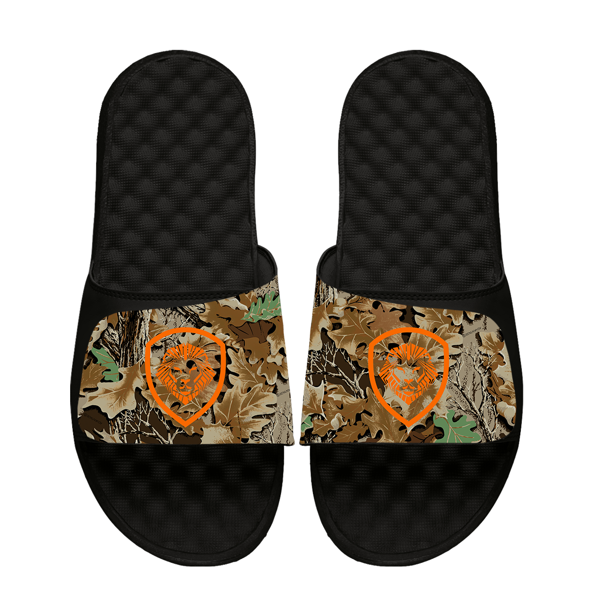 Valuetainment Lion Crest Real Tree Slides