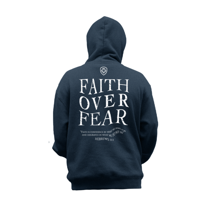 Faith Over Fear Lionshield Hoodies