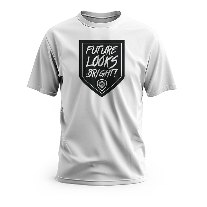 Future Looks Bright White Out Short Sleeve T-Shirt