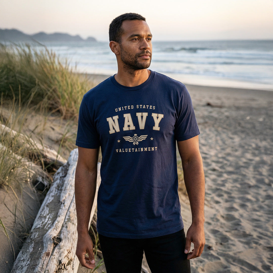 Future Looks Bright US Navy Short Sleeve T-Shirt – Valuetainment Store