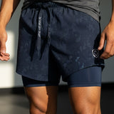 Men's Valuetainment Navy Premium Performance Compression Shorts