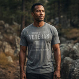 Heather Grey US Veteran Short Sleeve T-Shirt