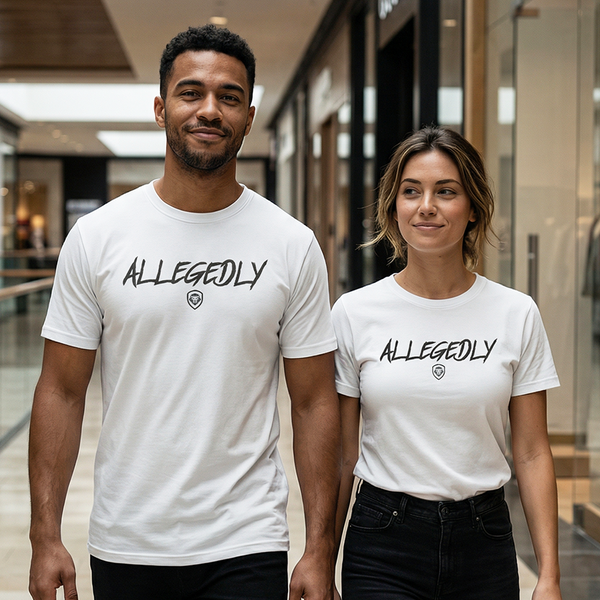 Allegedly White Short Sleeve T-Shirt – Valuetainment Store