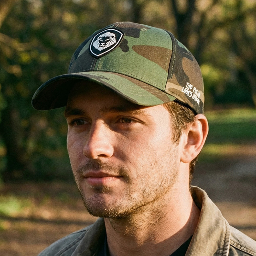 VT Lion Shield Logo Camo Hat