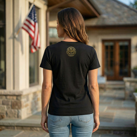 Women's Future Looks Bright Visionary Crest Short Sleeve T-Shirt