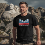 Future Looks Bright VT Mount Rushmore Black Short Sleeve T-Shirt