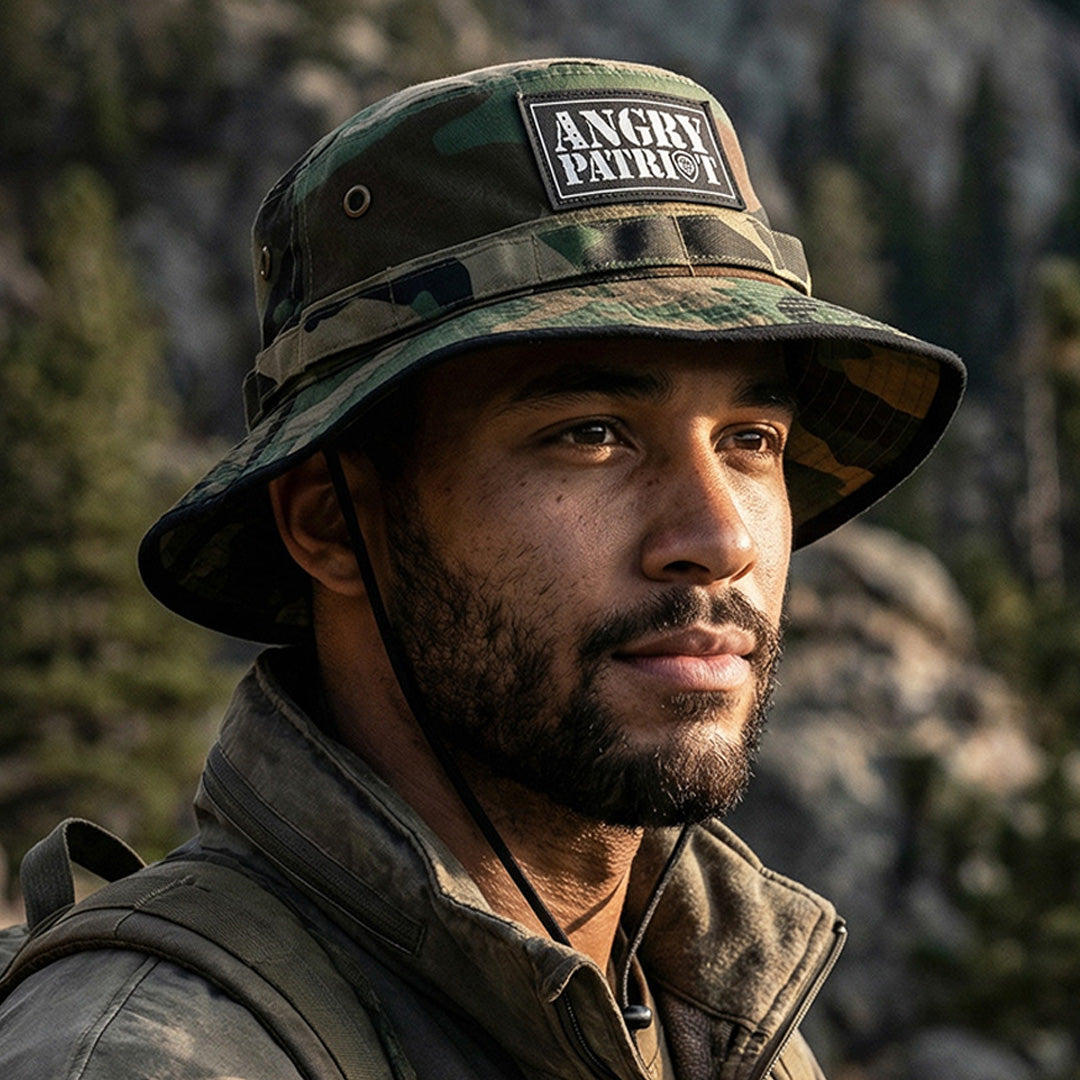 Angry Patriot Camo Bucket Hat – Valuetainment Store