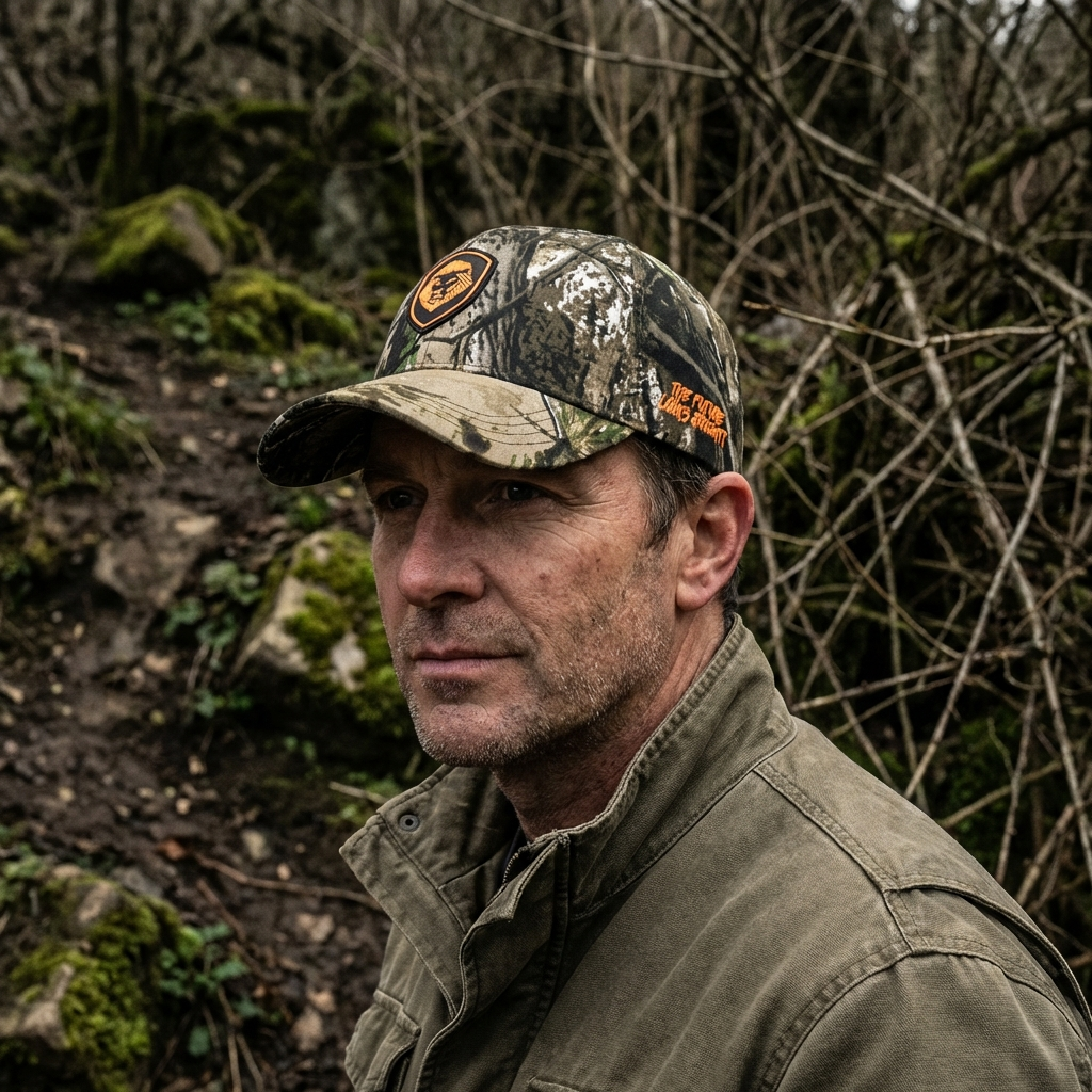 Lion Shield Back Woods print Snapback hat