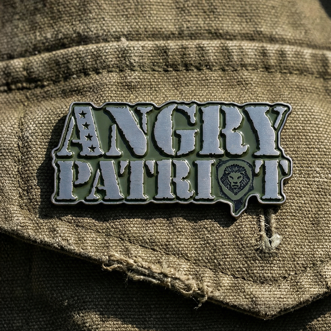 Angry Patriot Premium Enamel Pin (35x17mm)
