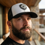 The Future Looks Bright Trucker Hat - Black & White