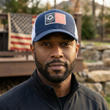 Valuetainment Flag Future Looks Bright Trucker Hat