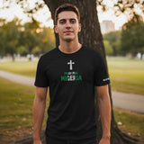 Faith Over Fear Pray for Nigeria Black Short Sleeve T-Shirt