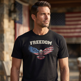 FLB American Freedom Black Short Sleeve T-Shirt