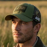 Future Looks Bright Army Green Camo Trucker Patch Snapback Hat