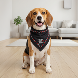 Future Looks Bright Black Dog and Cat Bandanas