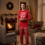Future Looks Bright Christmas Pajamas Top & Bottom Set - Unisex