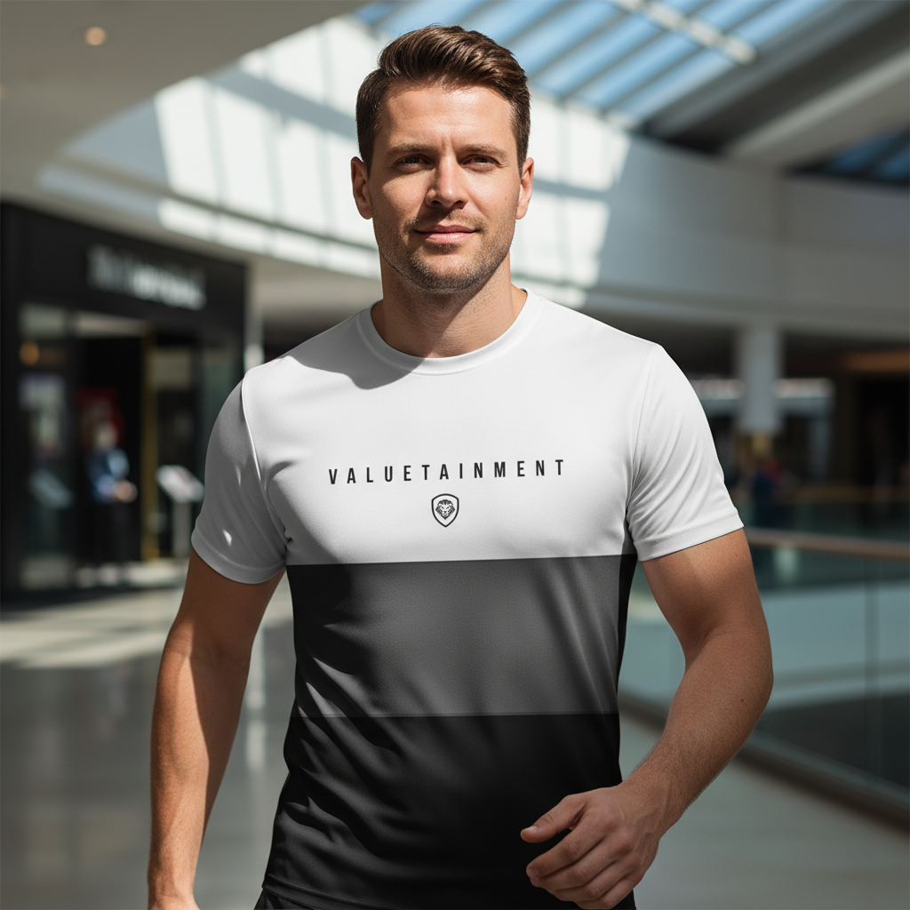 Future Looks Bright Lion Shield White Tri Color Premium Short Sleeve T-Shirt