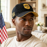 Limited Edition FLB United States 250 Black and Gold Snapback Hat