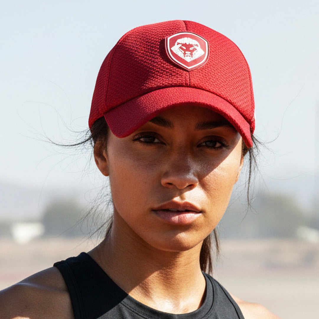 VT Shield Future Looks Bright Burgundy Velcro Performance Hat