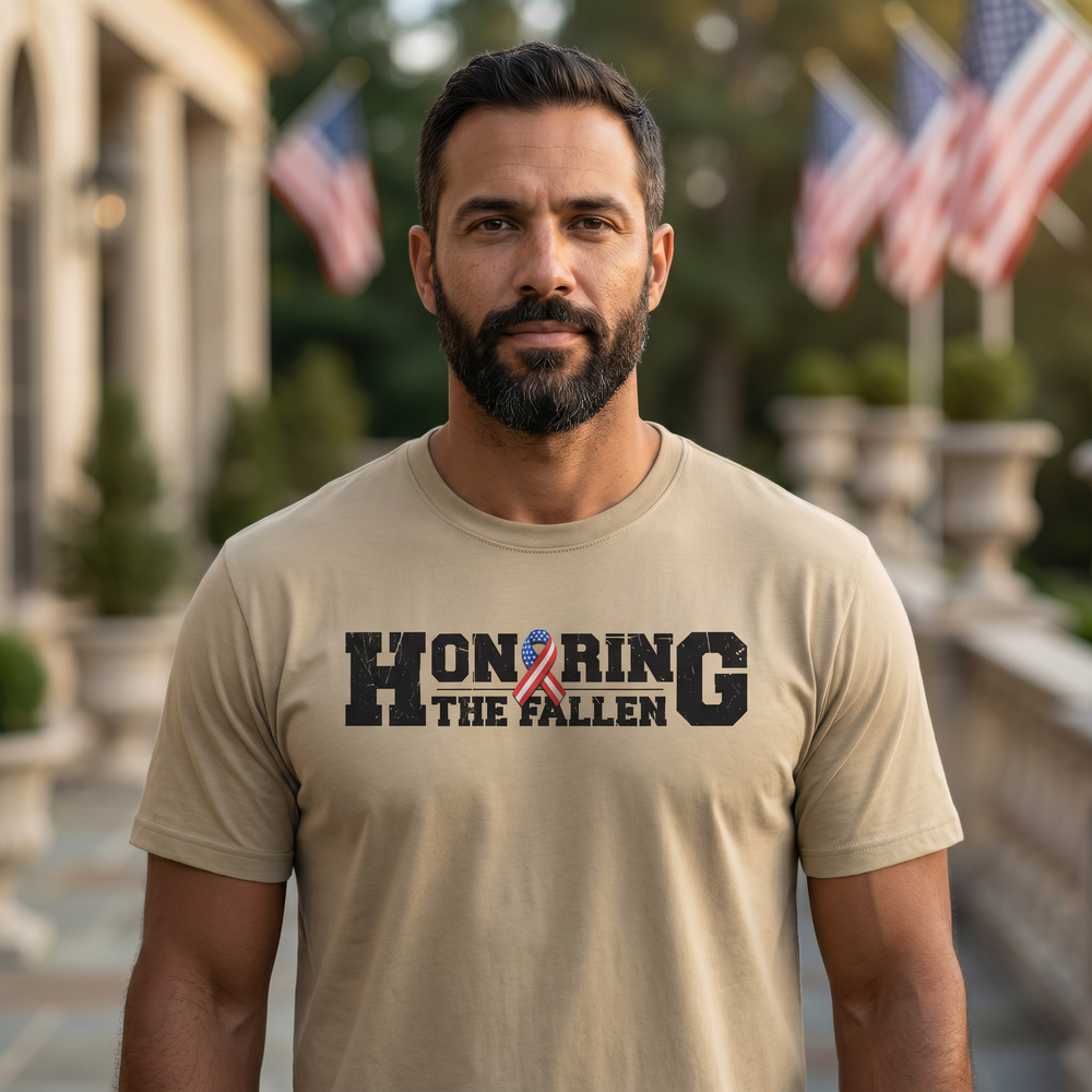 FLB Honoring the Fallen Sand Short Sleeve T-Shirt