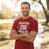 One Nation Under God 250 Short Sleeve T-Shirt