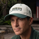 Future Looks Bright USA Soft Sage Dual Tone Snapback Hat