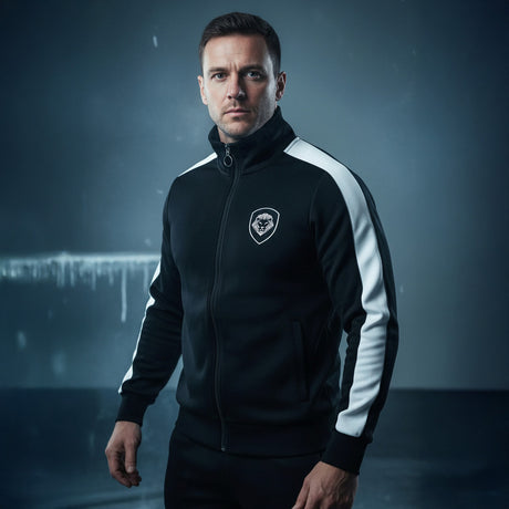 Black/White Track Suit Jacket