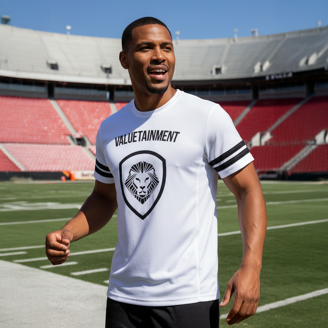 Future Looks Bright White Sports Short Sleeve T-Shirt