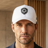 VT Shield Logo Future Looks Bright White & Black Flex Fit Hat